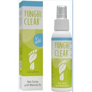 Natural Essentials Funghi Clear Manuka Nail Spray- Full Size 3oz New